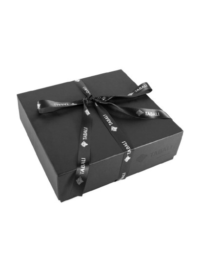 Estuche negro para 3 botellas