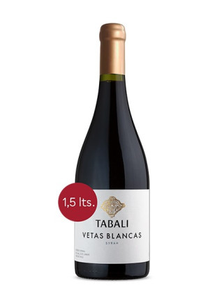 Magnum 1.5 ltr Vetas Blancas Syrah con Caja